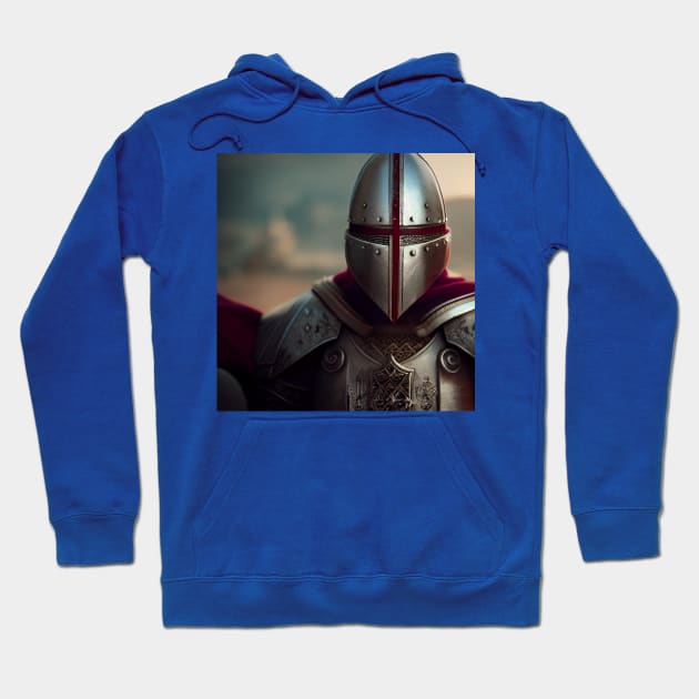 Knights Templar in The Holy Land Hoodie by Grassroots Green